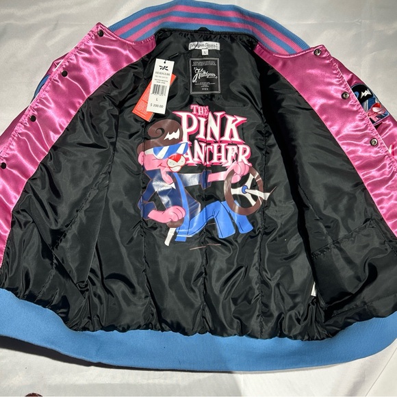 HeadGear Classics Mens Pink Panther Satin Jacket Size L NWT - Picture 5 of 9
